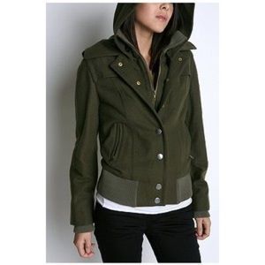 BGD | Black Wool Bomber Jacket